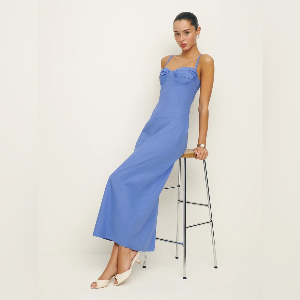 NWT Reformation Stormi Maxi Dress in Dusk, 4